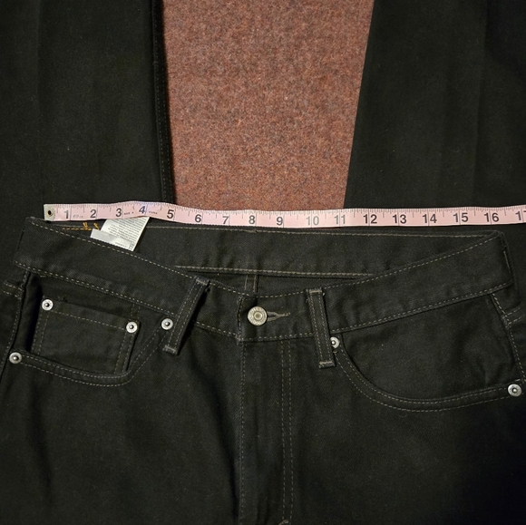 Levi's 33x29 Black Jeans Men's - Picture 3 of 6